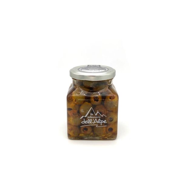 Errepi - eingelegte Oliven in Sonnenblumenöl - Olive verdi mediterranea - 270g