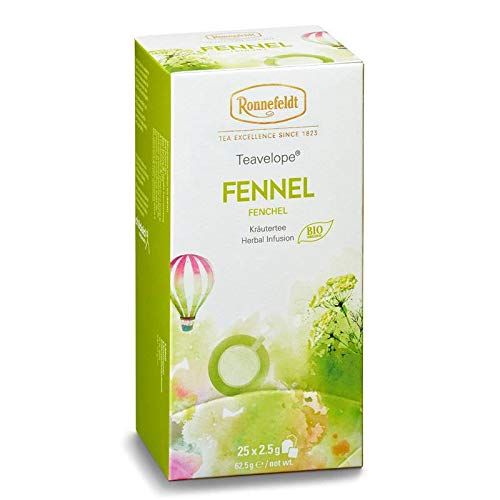 Ronnefeldt Teavelope "Fennel" - Fenchel Bio Kräutertee, 25 Teebeutel, 37,5 g