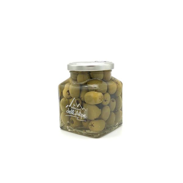 Errepi - eingelegte entsteinte grüne Oliven - Olive verdi snocciolate - 160g
