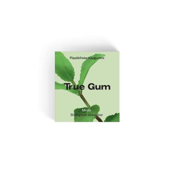 True Gum - Plastikfreie Kaugummi - Minze & Matcha - 100% Biologisch abbaubar True Gum - Plastikfreie Kaugummi - Minze & Matcha - 100% Biologisch abbaubar