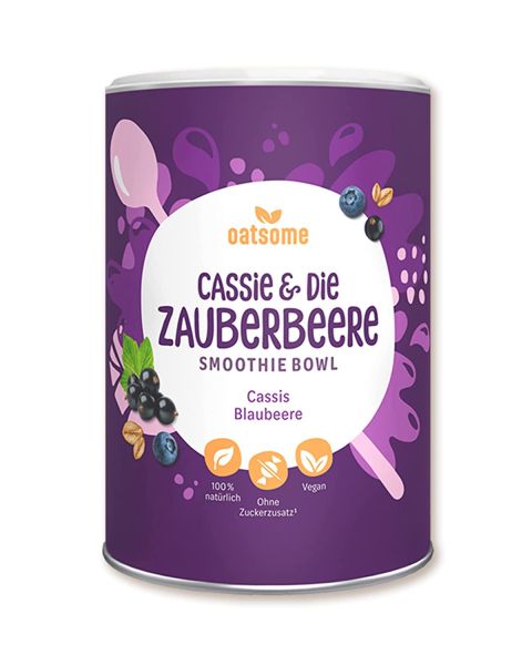 Oatsome - Cassie & die Zauberbeere - Smoothie Bowl - Nährstoff Frühstück mit 100% natürlichen Zutate