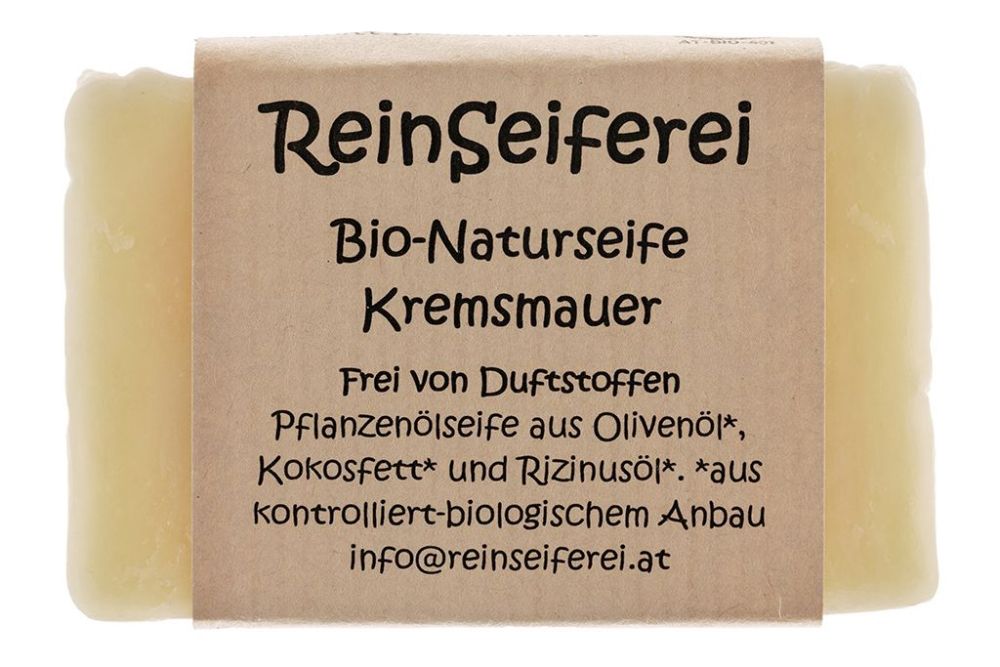 BIO - Naturseife Kremsmauer - reine Naturseife - kalt gerührte Handseife aus Österreich- 75 g