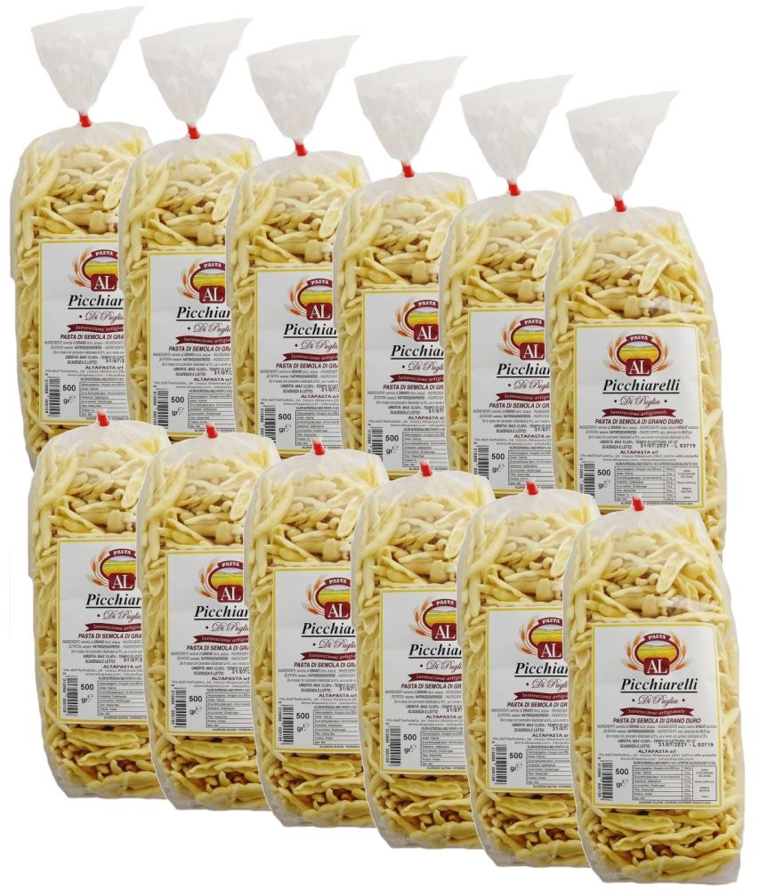 Frische Picchiarelli Nudeln aus Italien 12 x 500g – trafila in bronzo