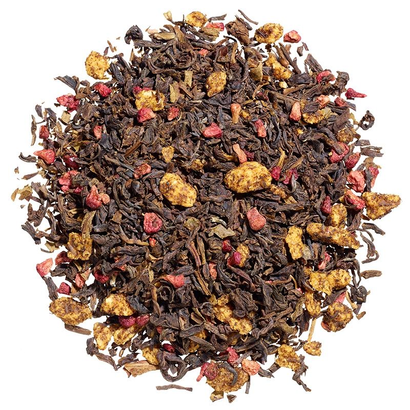 Ronnefeldt - Colombian Dream - Aromatisierter Grüner Tee mit Himbeere-Blutorangengeschmack - 100g