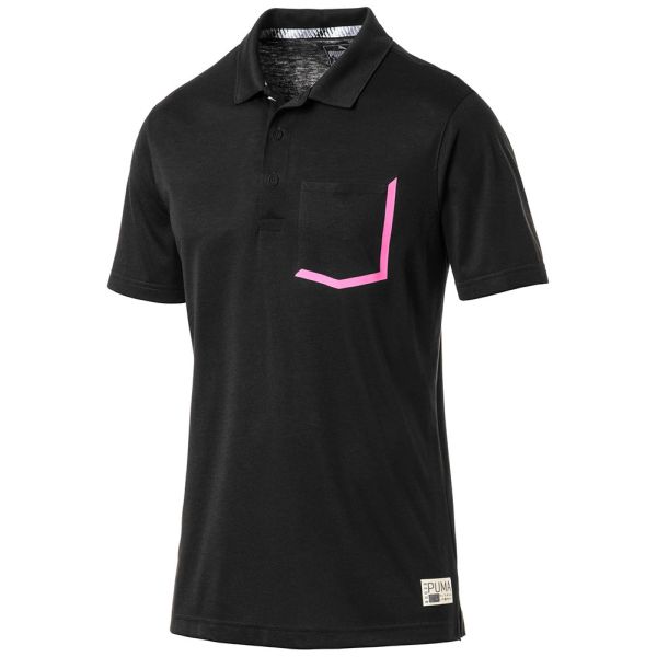 Puma Herren Polo Farady - Golf Poloshirt - Black-heather