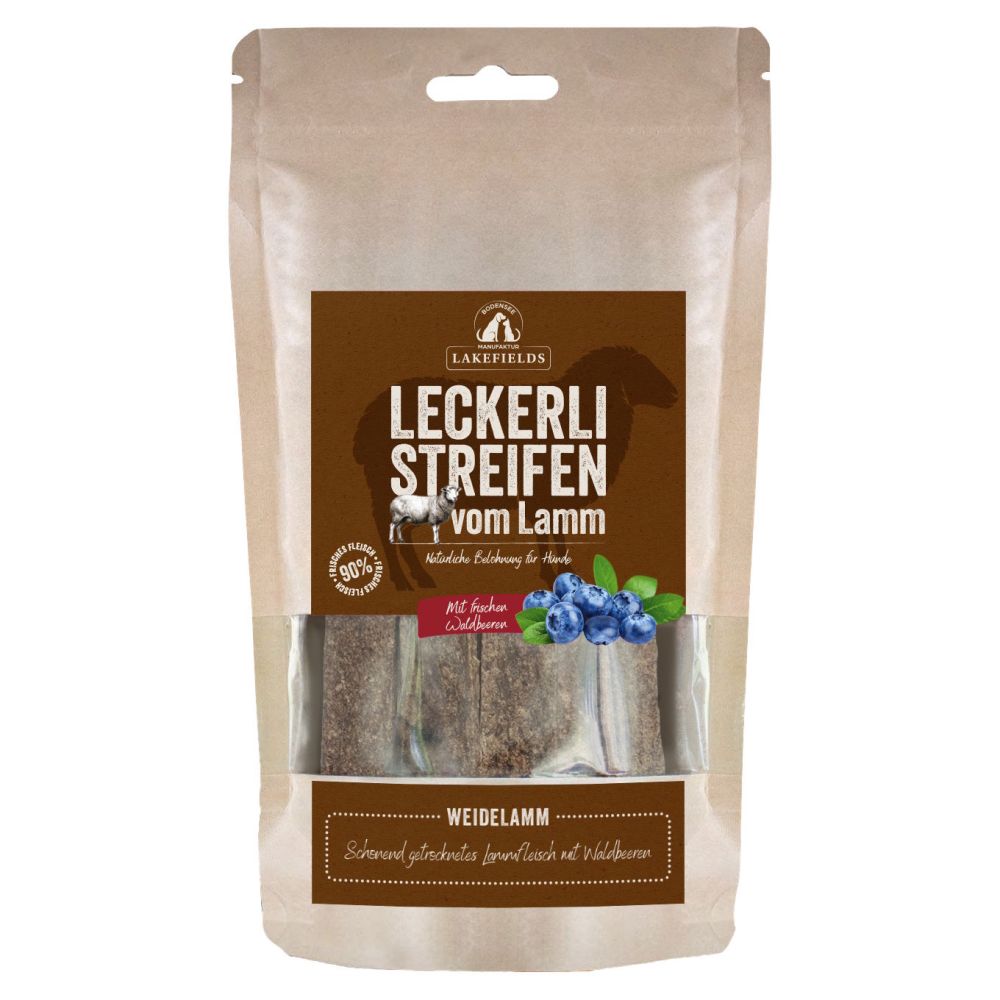 LAKEFIELDS MANUFAKTUR Snacks Trockenfleischstreifen vom Weidelamm 150g