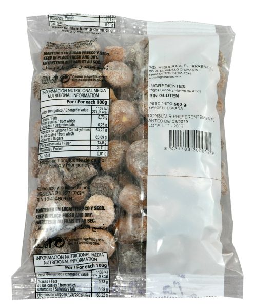 Vorschau: Getrocknete Feigen aus Spanien - 100 % natürlich - Sonnengetrocknet - Glutenfrei - 500 g Packung Vorschau: Getrocknete Feigen aus Spanien - 100 % natürlich - Sonnengetrocknet - Glutenfrei - 500 g Packung