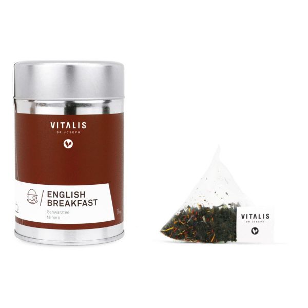Vitalis - Schwarz Tee English Breakfast 36g Tea - Tee von Vitalis Dr. Joseph - Schwarztee