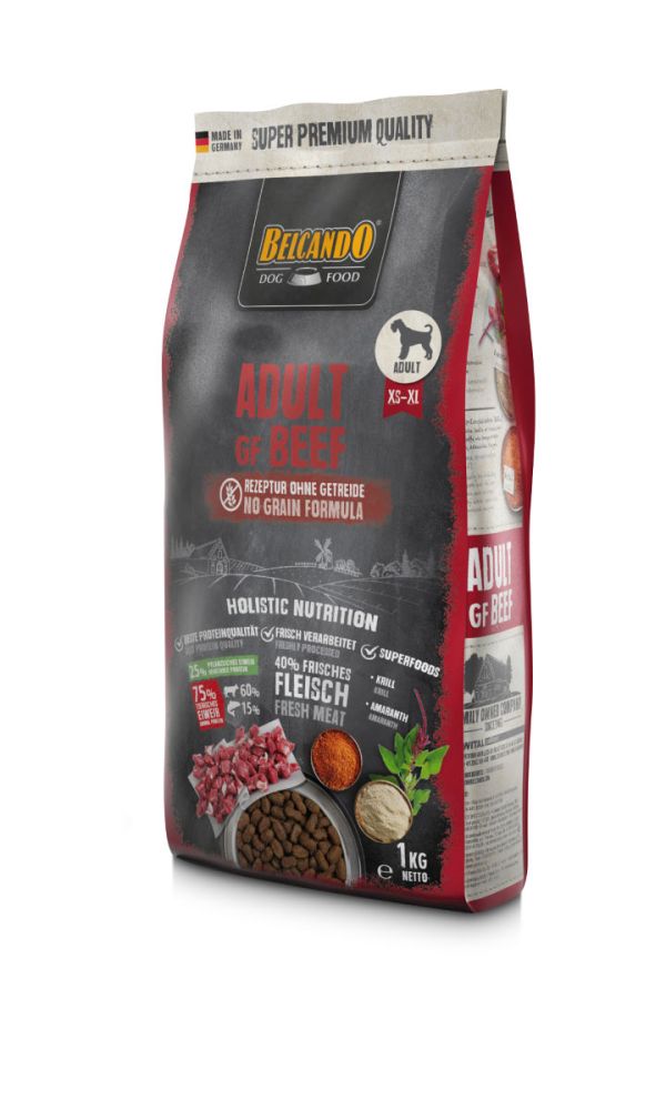 Belcando Adult GF Beef getreidefreies Hundefutter | Trockenfutter ohne Getreide 1x 1 kg