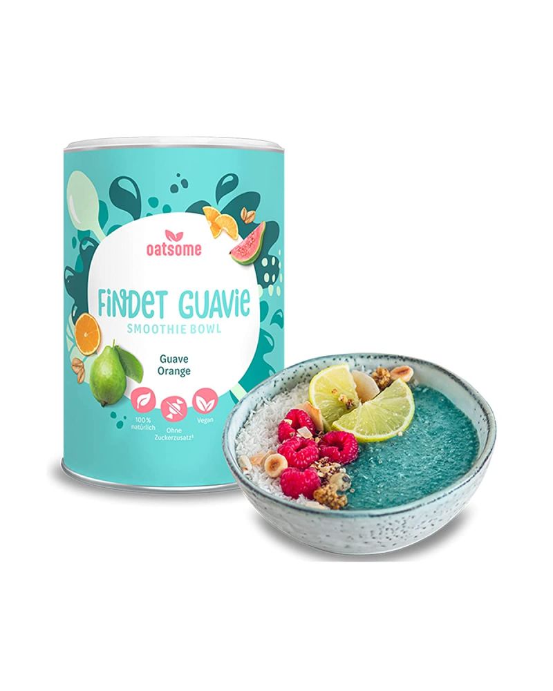 Oatsome - Findet Guavie - Smoothie Bowl - Nährstoff Frühstück mit 100% natürlichen Zutaten & ohne Zu