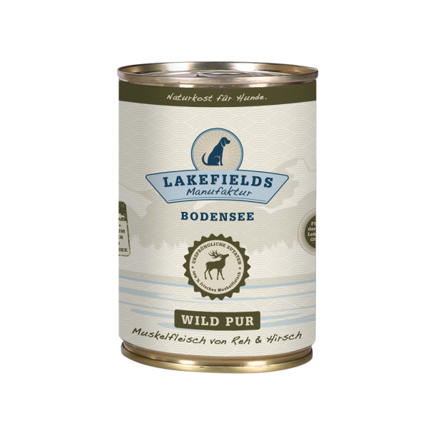 LAKEFIELDS MANUFAKTUR Ergänzungsfutter Wild PUR für Hunde