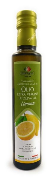 Extra Natives Olivenöl mit natürlichen Zitronenaroma aus Italien - höchste Qualität - 250 ml