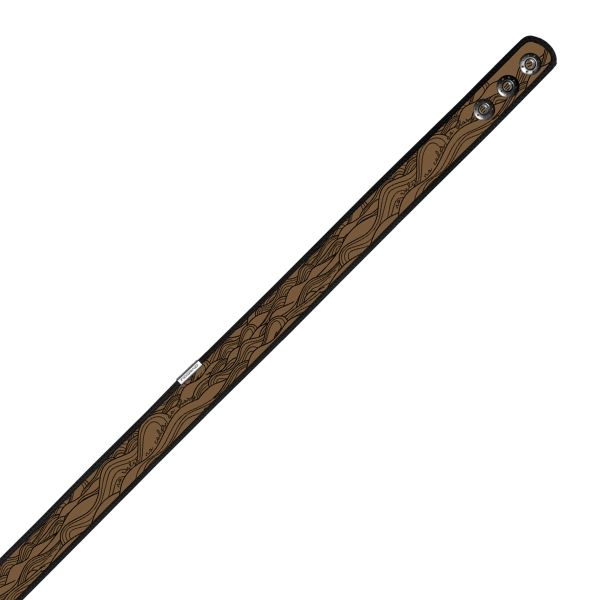 NOGRAD - Neopren Gürtel - Ideal als leichter Sport-Gürtel - Aerobelt Dune Bronze
