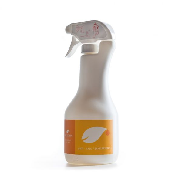 Sprühflasche mit Sprühkopf für BIO Kalklöser von Uni Sapon - 500 ml - wiederbefüllbar