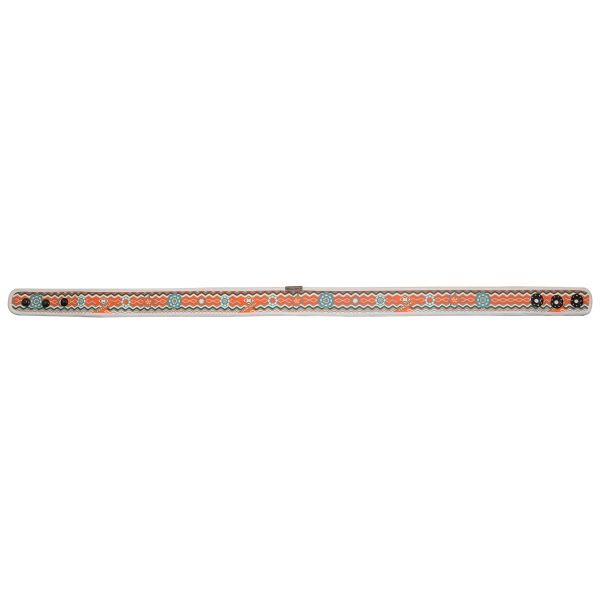 NOGRAD - Neopren Gürtel-Ideal als leichter Sport-Gürtel - Aerobelt Legend Blue White Orange