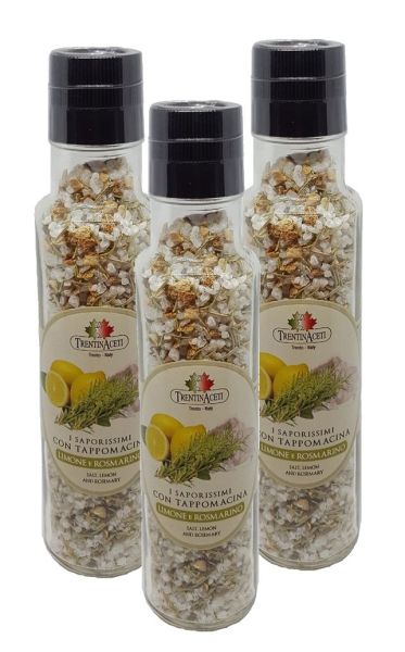 Italienische Gewürzmischung - 3x Zitrone und Rosmarin Gewürz zum Grillen - höchste Qualität - 220g Italienische Gewürzmischung - 3x Zitrone und Rosmarin Gewürz zum Grillen - höchste Qualität - 220g