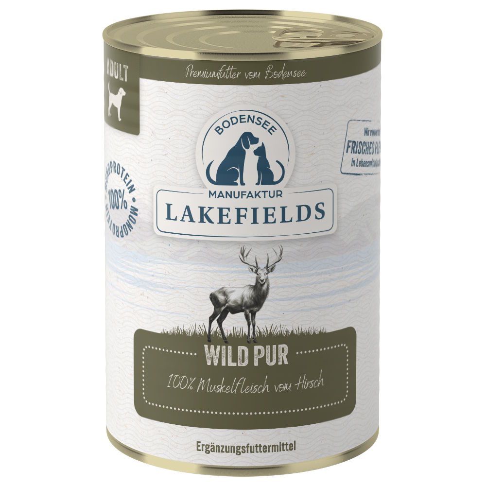 LAKEFIELDS MANUFAKTUR Ergänzungsfutter Wild PUR für Hunde