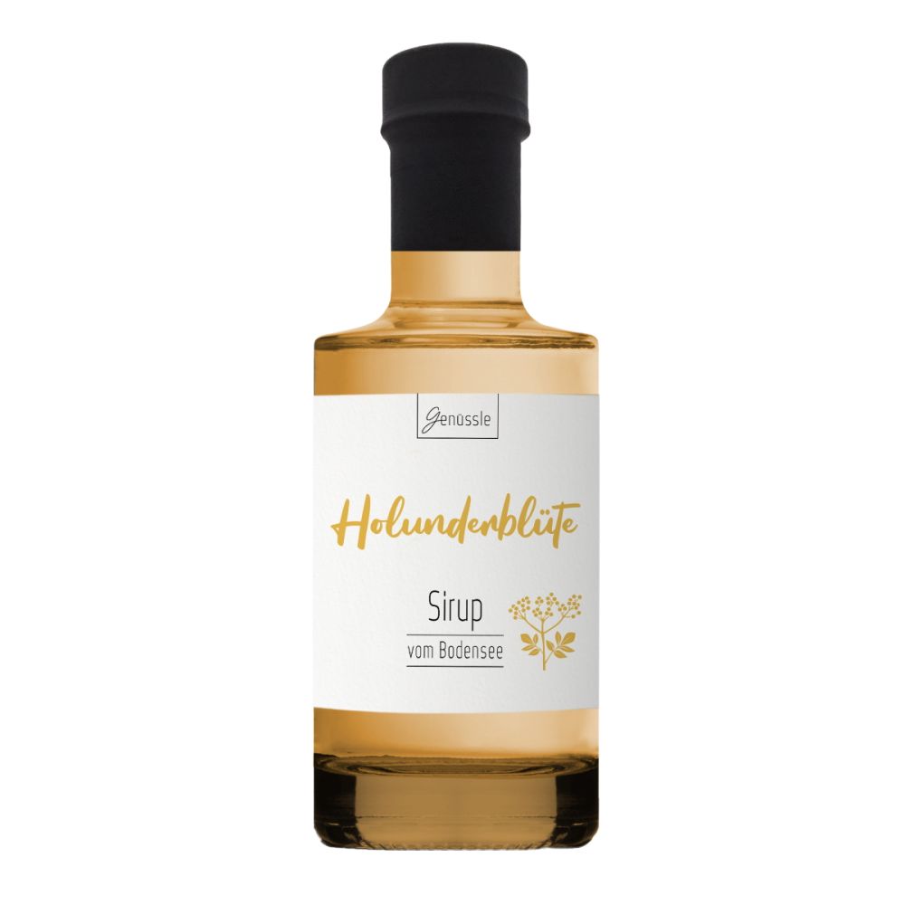 BIO Holunderblütensirup - Genüssle Holunderblüten Sirup vom Bodensee
