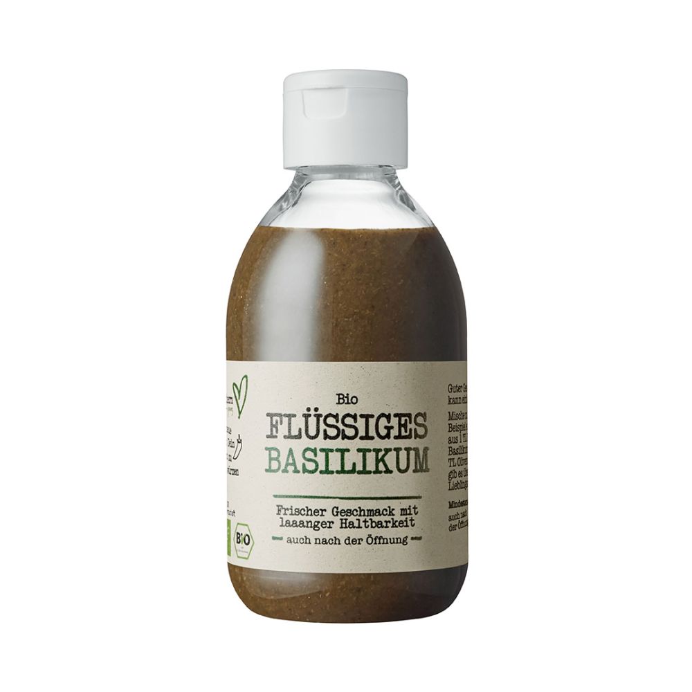 Northern Greens - Flüssiger Basilikum, Bio zum würzen Squeezebottle 240g