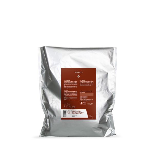 Vitalis - Schwarz Tee English Breakfast 600g - Packung mit 200 Pyramidenfiltern - Tee von Vitalis Dr