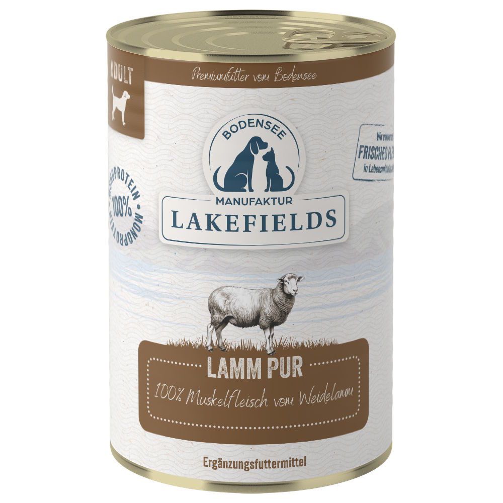 LAKEFIELDS MANUFAKTUR Ergänzungsfutter Lamm PUR für Hunde