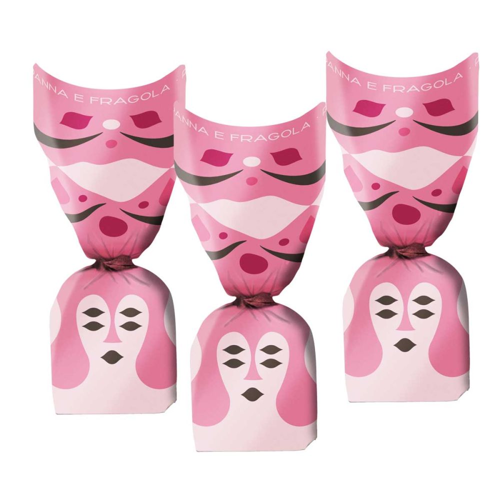 TRIFULOT - Tartufo Dolce Praline - Tartuflanghe - Erdbeer & Sahne 1kg Vorteilspack