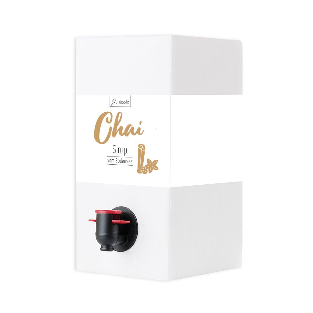 BIO Chai-Sirup 350ml - Genüssle Gewürzsirup aus Langenargen am Bodensee - Chaisirup