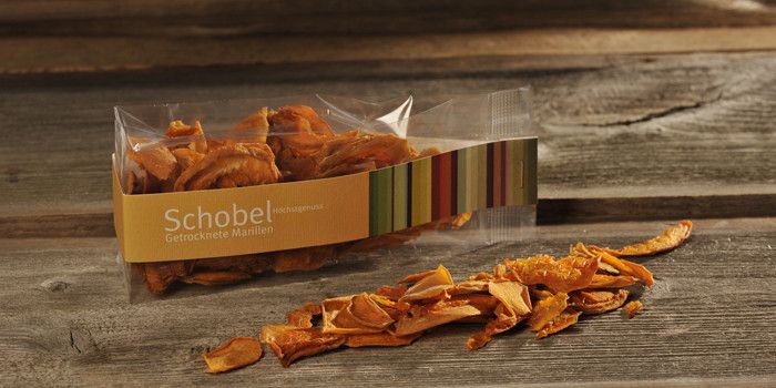 Getrocknete Aprikosen 45g - getrocknete Marillen - Vitaminreich - goldgelbe Farbe - Aprikosen Chips