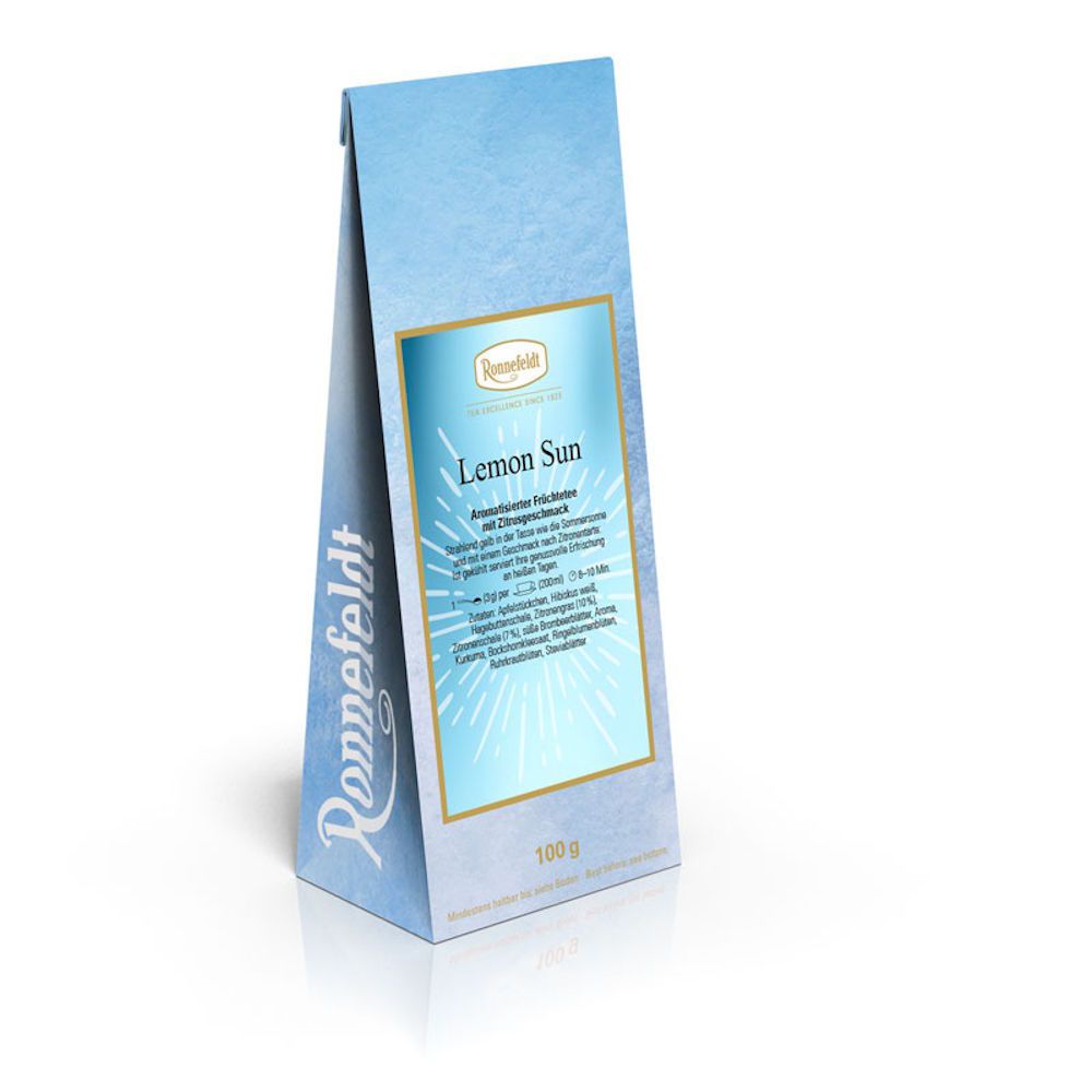 Ronnefeldt - Lemon Sun - Aromatisierter Früchtetee mit Zitrusgeschmack - 100g