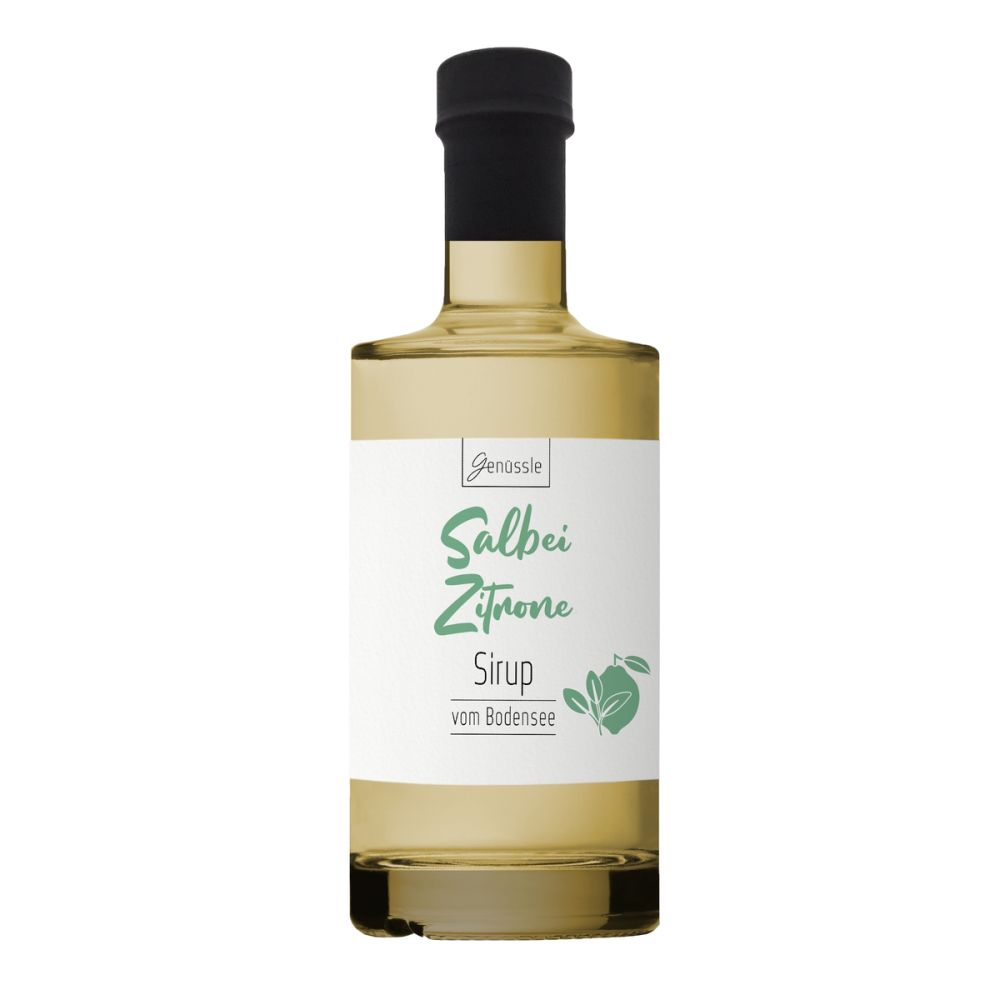 BIO Salbei-Zitronen-Sirup - Genüssle Salbei Sirup vom Bodensee