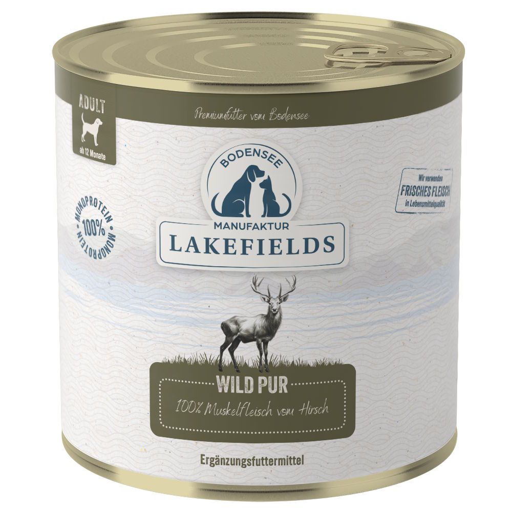 LAKEFIELDS MANUFAKTUR Ergänzungsfutter Wild PUR für Hunde