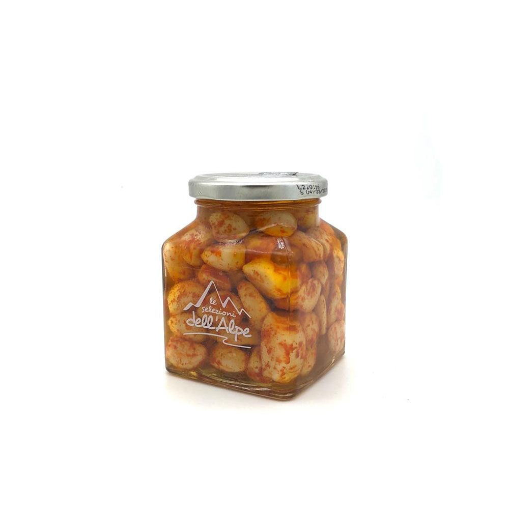 Errepi - eingelegter Knoblauch mit Chili - Aglio piccante - 290g