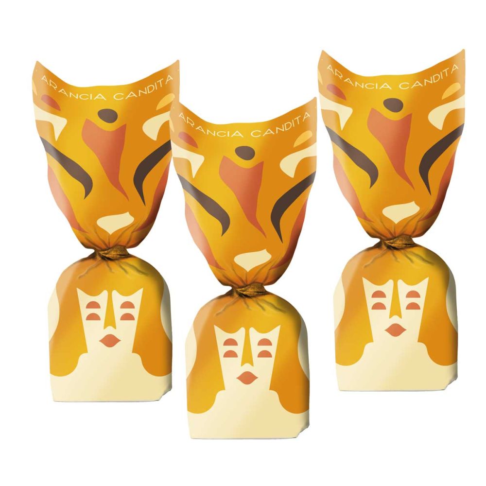 TRIFULOT - Tartufo Dolce Praline - Tartuflanghe - Orange 1kg Vorteilspack