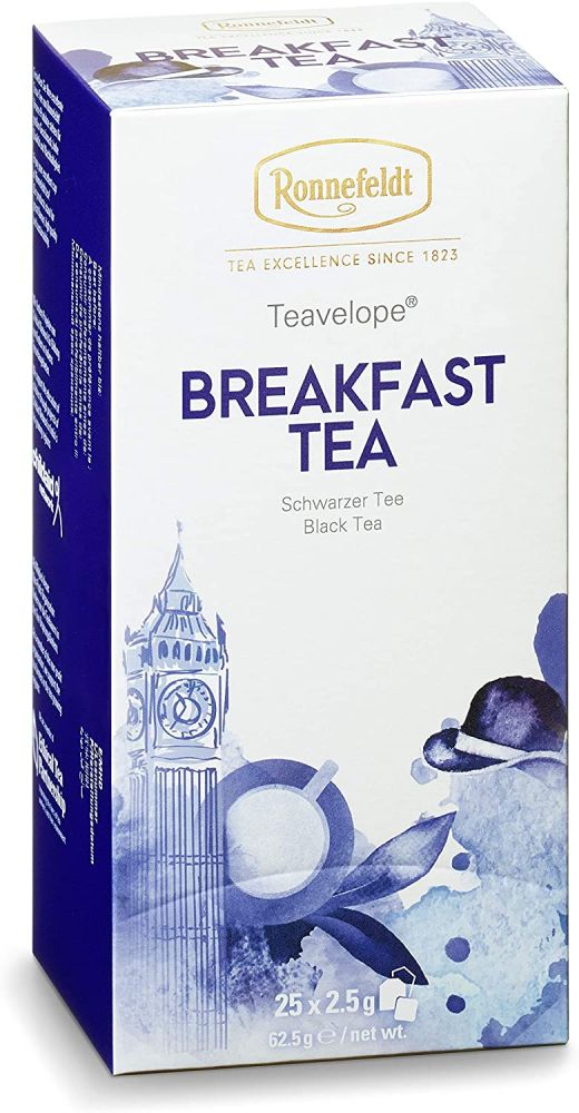 Ronnefeldt Teavelope "English Breakfast" - Schwarztee, 25 Teebeutel, 37,5 g