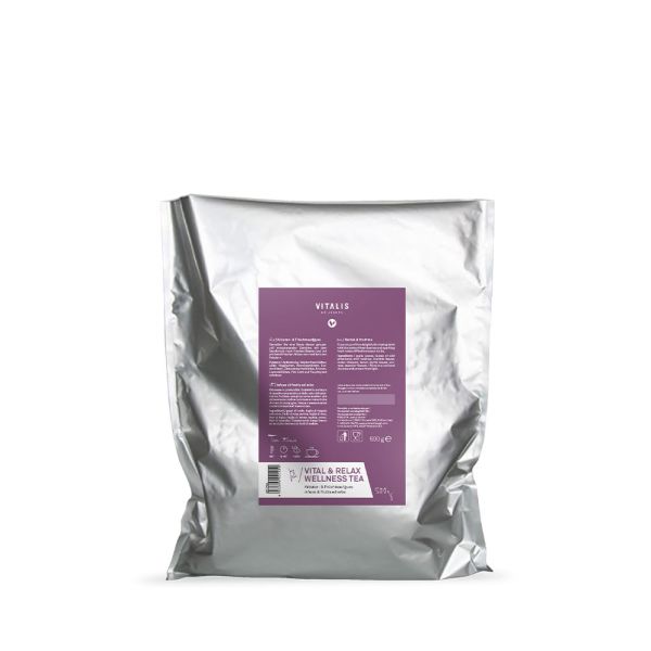 Vitalis - Kräutertee Vital & Relax Wellness Tea - Packung mit 200 Pyramidenfiltern - Tee von Vitalis