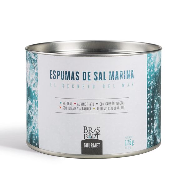 Meersalz Schaum - Espuma de Sal aus Spanien - Naturpark Salinas - 5 verschiedene Sorten a 35 g Pack