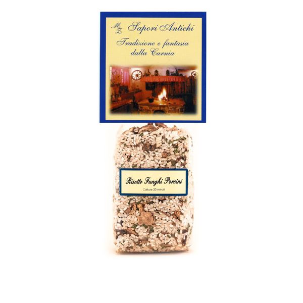 Sapori Antichi - Reis mit Steinpilzen - Risotto Al Funghi Porcini - 250g