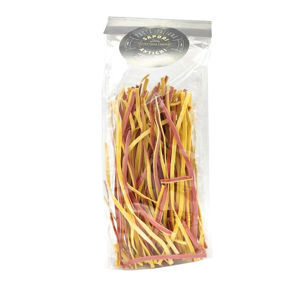 Sapori Antichi - italienische gelb rote Pasta - Tagliolini Giallorossi - 250g