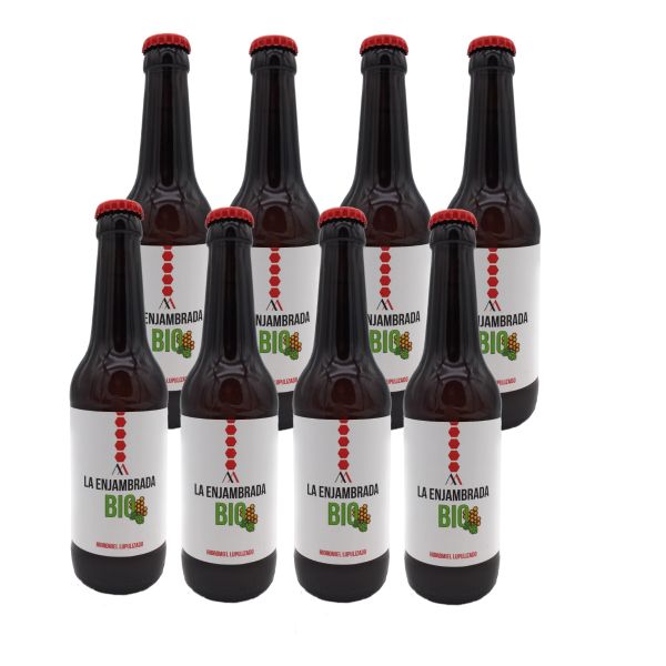 BIO Honig - Met Bier aus Spanien - Premium Qualität - Naturprodukt - 8 x 330 ml