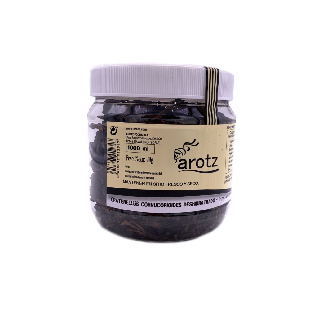 Schwarzer Trompete Pilz - getrocknete Speisepilze der Spitzenklasse aus Spanien - 1.Qualität - 70 g