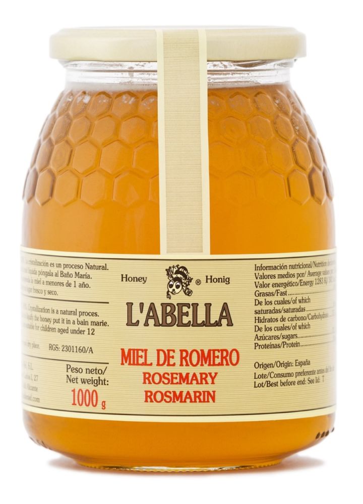 Rosmarinhonig aus Spanien - Premium Qualität - reines Naturprodukt - kaltgeschleudert - im Glas