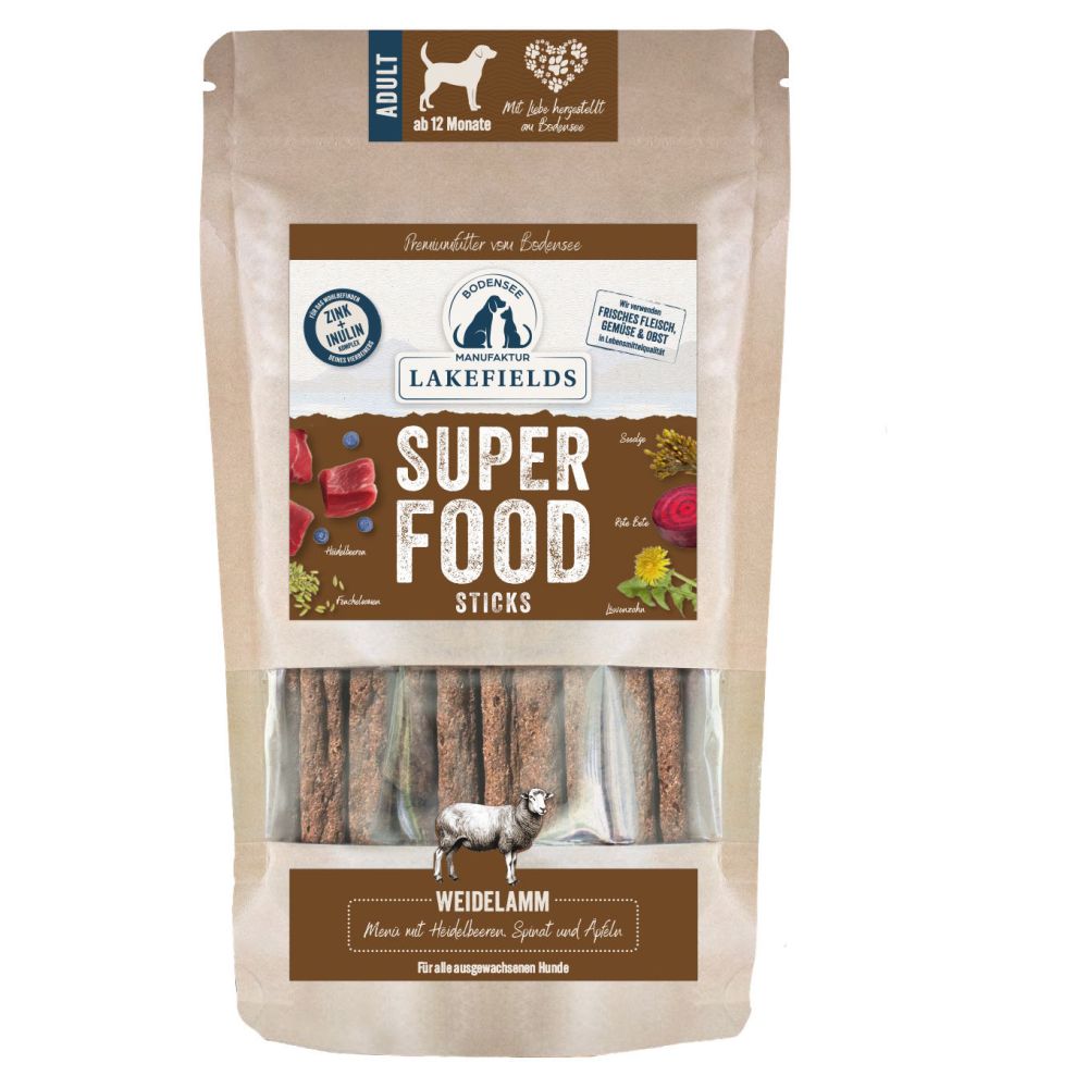 LAKEFIELDS SUPERFOOD Premium STICKS vom Lamm 130g