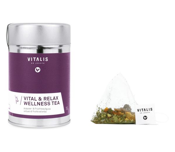 Vitalis - Kräutertee Vital & Relax Wellness Tea 30g - Tee von Vitalis Dr. Joseph