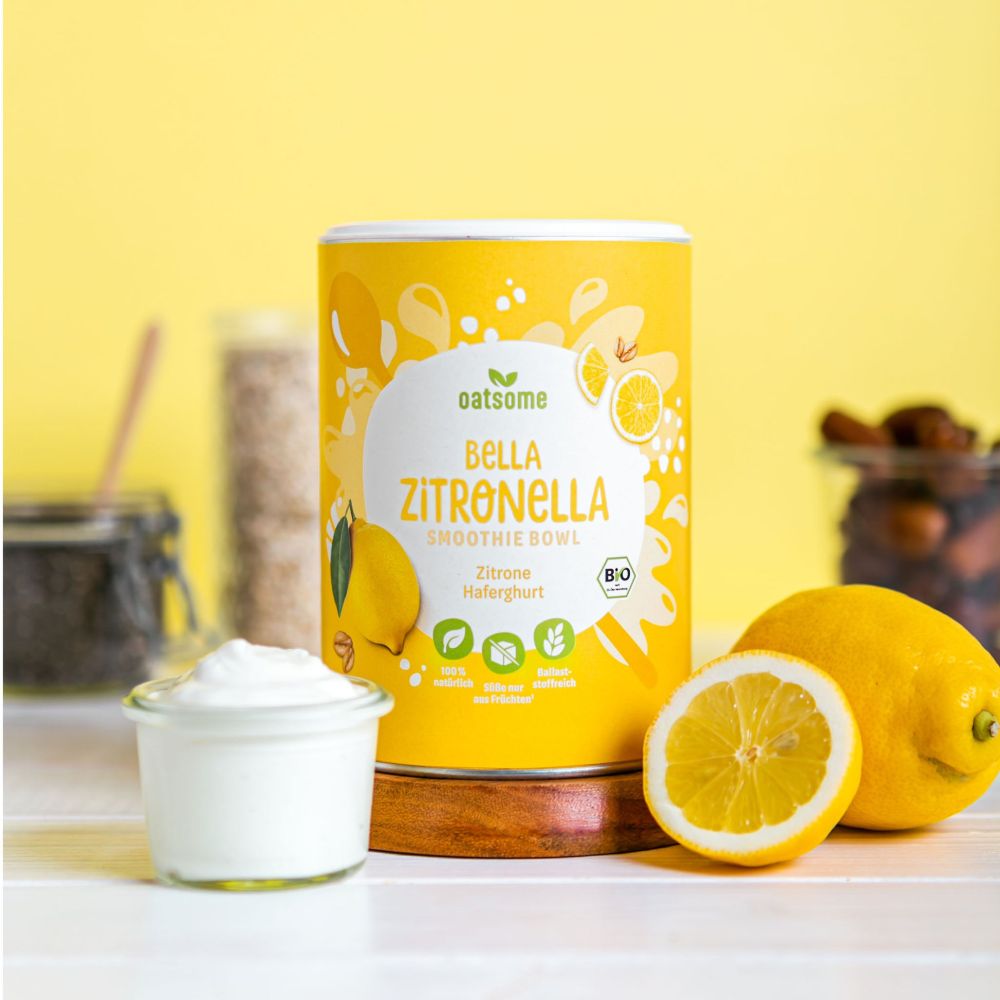 OATSOME® Bella Zitronella | Smoothie Bowl Frühstück für die Sommerlaune 400g